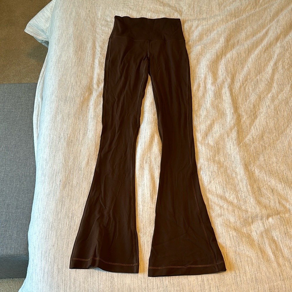 Lululemon Align mini flare 28" Java yoga pants - like brand new